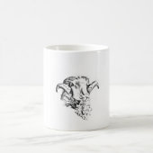Funky Niedlich Sheep Ram Kaffeetasse (Mittel)