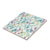 Funky Niedliche fröhliche Summer Punkts Pattern Fliese (Seite)