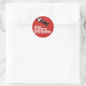 Funky No Leftovers Fischknochen Aufkleber (Tasche)