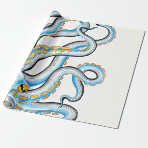 Funky Octopus Geschenkpapier