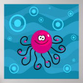Funky Octopus Poster (Vorne)