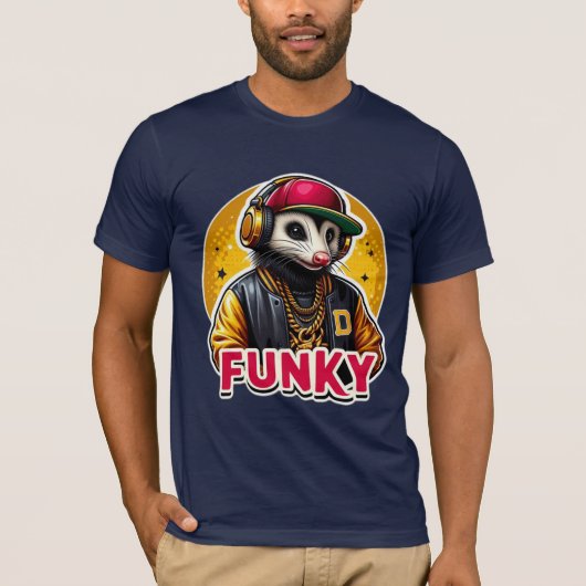 FUNKY-OPOSSUM DJ 6 T-Shirt (Vorderseite)