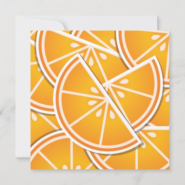 Funky orange Keile (Vorderseite)