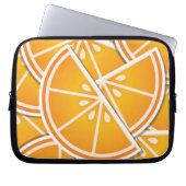 Funky orange Keile Laptopschutzhülle (Vorderseite)