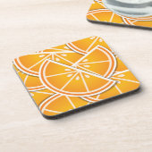 Funky orange Keile Untersetzer (Linke Seite)
