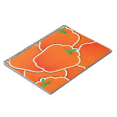 Funky Orange Pfeffer Notizblock (Linke Seite)