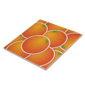 Funky Orangen Fliese (Seite)