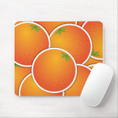 Funky Orangen Mousepad (Mit Mouse)