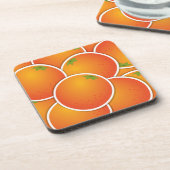 Funky Orangen Untersetzer (Linke Seite)