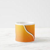 Funky Orangenbirne Espressotasse (Vorderseite)