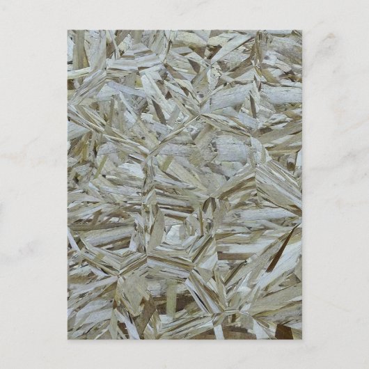 Funky OSB Texturbau Chipwood Postkarte (Vorderseite)