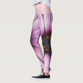 Funky Osteospermum Blume Leggings (Links)