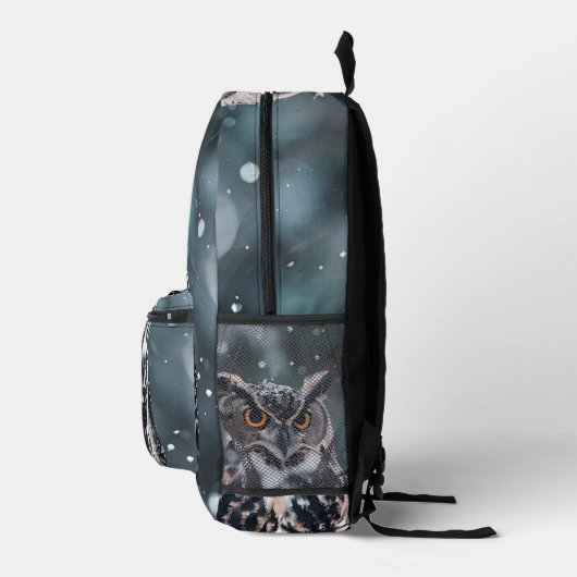 Funky Owl Backpack Bedruckter Rucksack (Rechts)