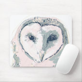 Funky Owl Portrait Mousepad (Mit Mouse)