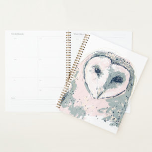 Funky Owl Portrait Planer