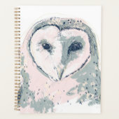 Funky Owl Portrait Planer (Vorderseite)
