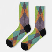 Funky Oxford Crew Socks Socken (Linkes Detail)