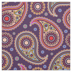 Funky Paisley Fabric Stoff