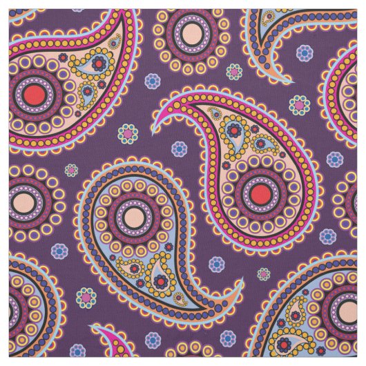 Funky Paisley Fabric Stoff (Muster)
