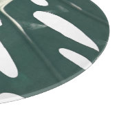 Funky Pale Green Pflanze Schneidebrett (Ecke)