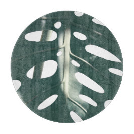 Funky Pale Green Pflanze Schneidebrett