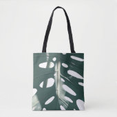 Funky Pale Green Pflanze Tasche (Vorderseite)
