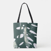 Funky Pale Green Pflanze Tasche (Rückseite)