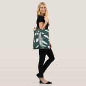 Funky Pale Green Pflanze Tasche (Am Model)