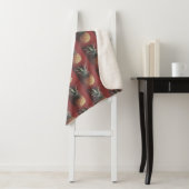 Funky Pale Red Pineaple Yummy Blanket Sherpadecke (Beispiel)