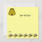 Funky Party Einladung der (Rückseite)