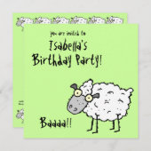 Funky Party Einladungs-Blöken der Einladung (Vorne/Hinten)