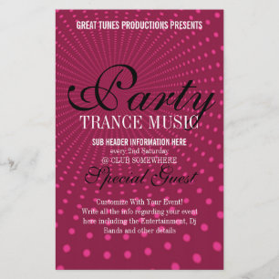 Funky Party Music Club Event Flyer
