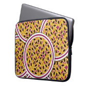 Funky Passionsfrucht Laptopschutzhülle (Vorderseite Links)