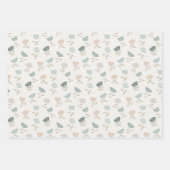 Funky Pastel Daisies Geschenkpapier Set (Vorderseite)