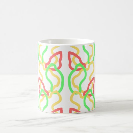 Funky pattern mug kaffeetasse (Mittel)