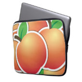 Funky Peach Laptopschutzhülle (Vorderseite Links)