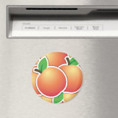 Funky Peach Magnet (In Situ (Geschirrspüler))