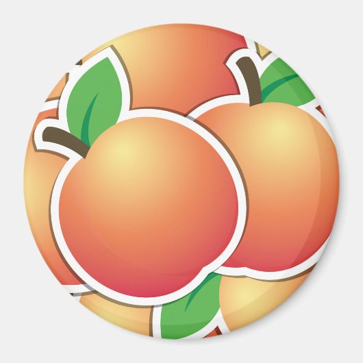 Funky Peach Magnet (Vorne)