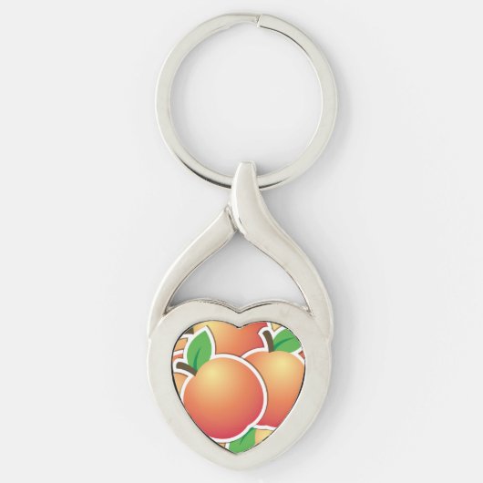Funky Peach Schlüsselanhänger (Vorderseite)