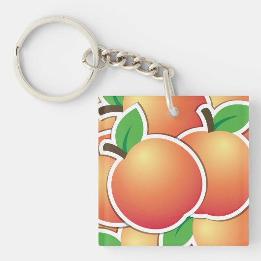 Funky Peach Schlüsselanhänger (Vorderseite)