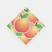 Funky Peach Serviette (Ecke)