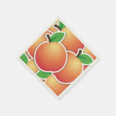 Funky Peach Serviette (Ecke)