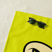 Funky Peridot | Golden Yellow Aloha Strandtuch (Beispiel)