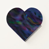 Funky personalisierte abstrakte Smokey-Wasserfarbe Notizblock (Rückseite)