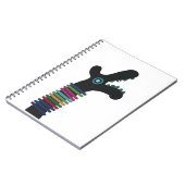 Funky Phantastisch Dino Notizblock (Linke Seite)