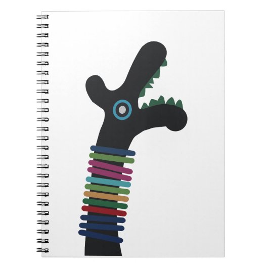 Funky Phantastisch Dino Notizblock (Vorderseite)