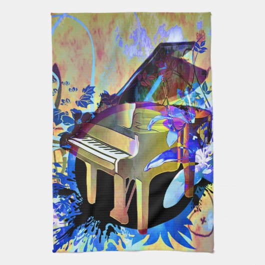 Funky Piano Handtuch (Vertikal)