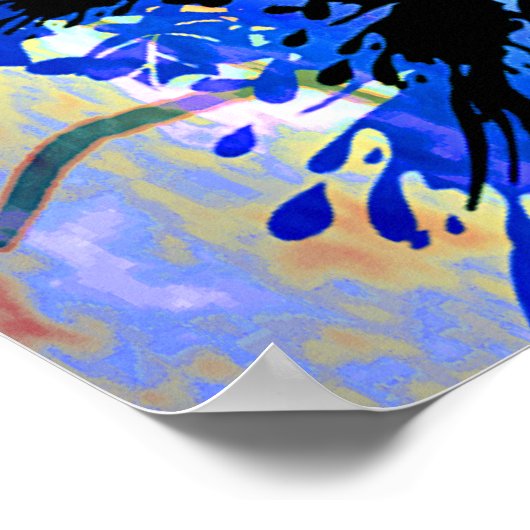 Funky Piano Poster (Ecke)