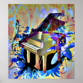 Funky Piano Poster (Vorne)
