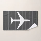 Funky Pilot-Flugrouten Badhandtuch Set (Handtuch)